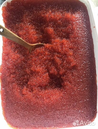 Икра Красная Малосоленая,Очень Вкусная Качество