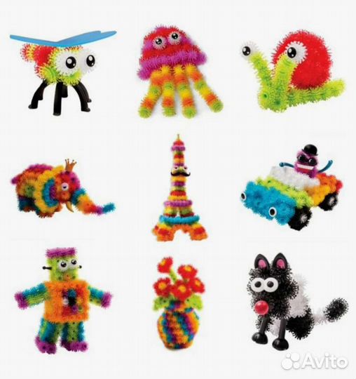 Конструктор банчемс липучка Мега упаковка 800 +