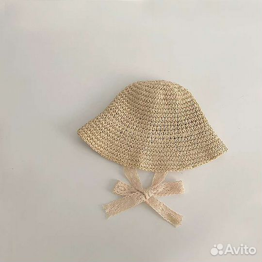 Соломенная шляпа для девочки