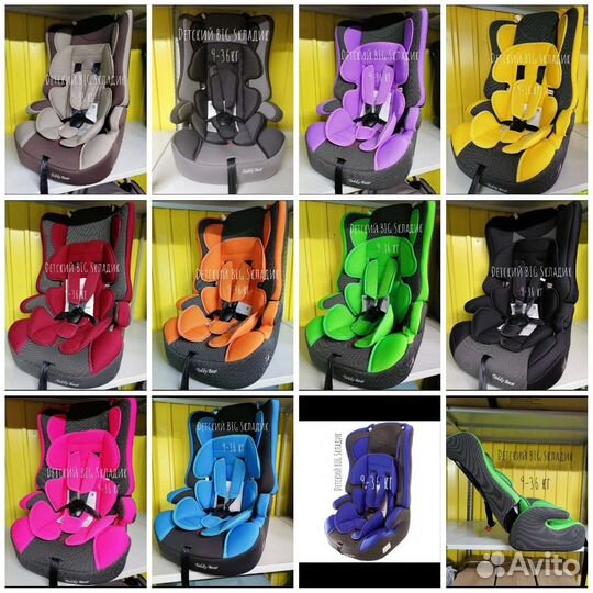 Автокресло Детское Новое 9-36кг 