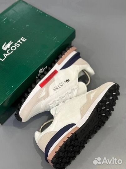 Мужские кроссовки lacoste белые 41-45
