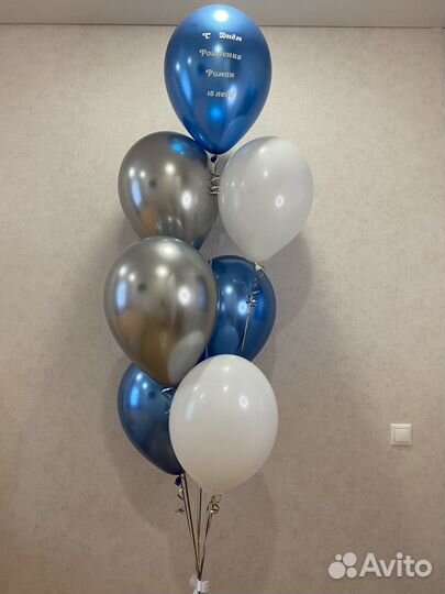 Воздушные гелиевые шары, шарики гелиевые