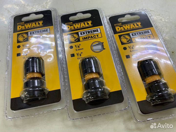 Адаптер гайковерта квадрат на биту dewalt DT7508