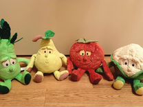 Мягкие игрушки Витаминный десант Билла,фрукты,овощ