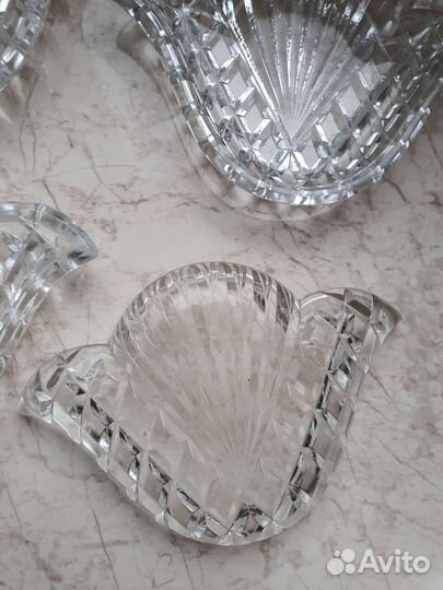 Хрусталь розетки Чехословакия.Посуда из СССР