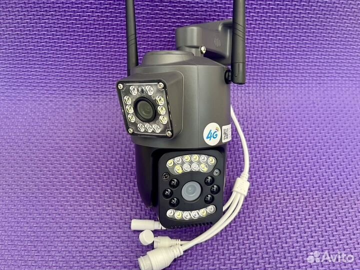 Камера видеонаблюдения уличная с симкартой 4 G