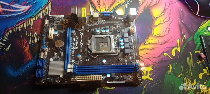 Материнская плата asrock h61m