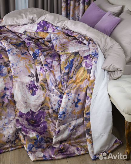 Покрывало рогожка Медина Сирень новое