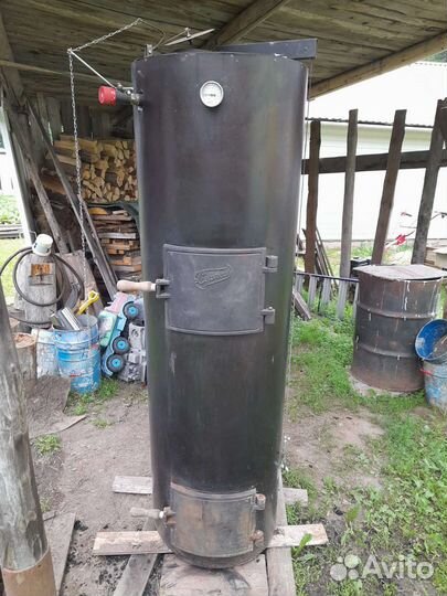 Твердотопливный котел длительного горения