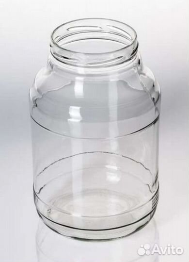 Банки стеклянные винтовые 3л