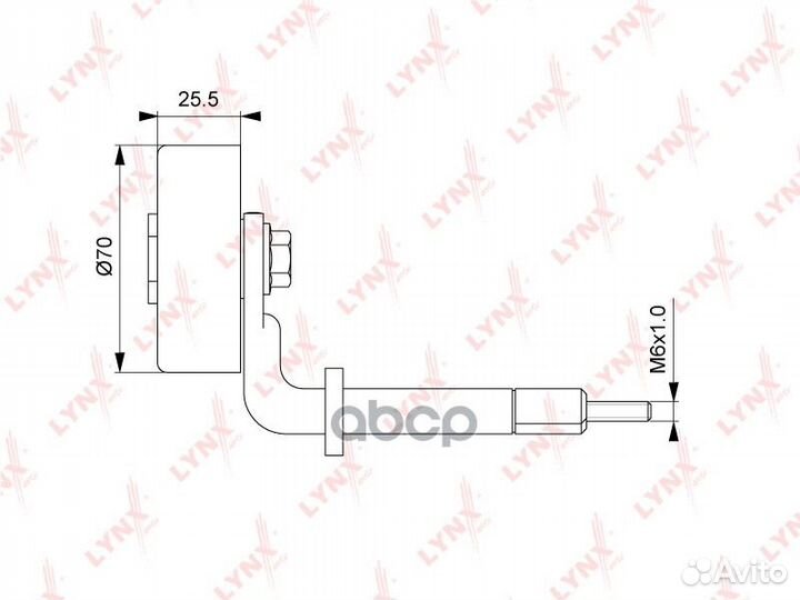 Ролик натяжной навесного оборудования PB5114 LY