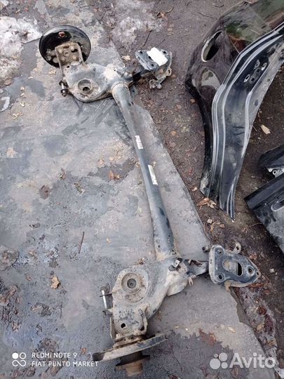 Задняя балка Fiat Grande Punto Opel Corsa D