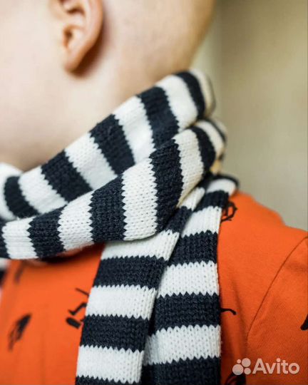 Детский шарф полосатый