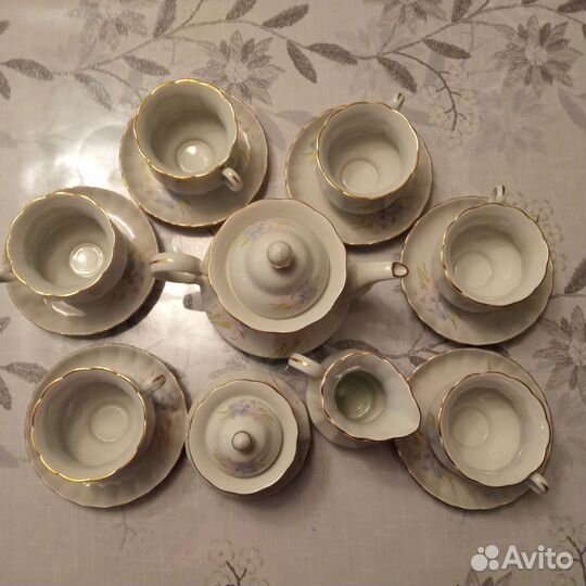 Чайный сервиз фарфор Коростень