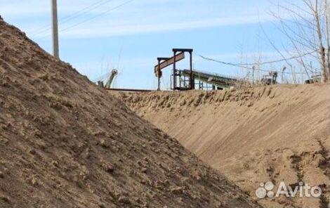 Песок, щебень