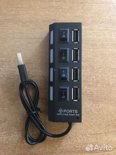 Usb hub 4 в 1 новый