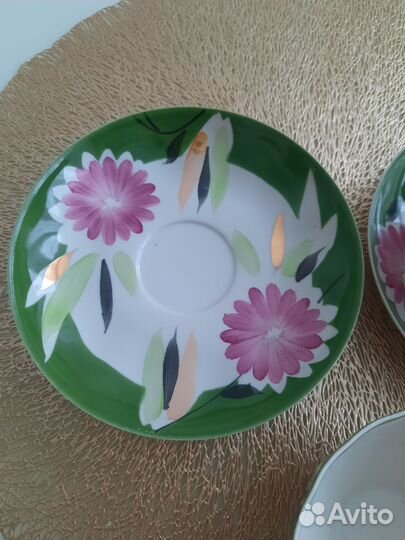 Чашка с блюдцем Дулево