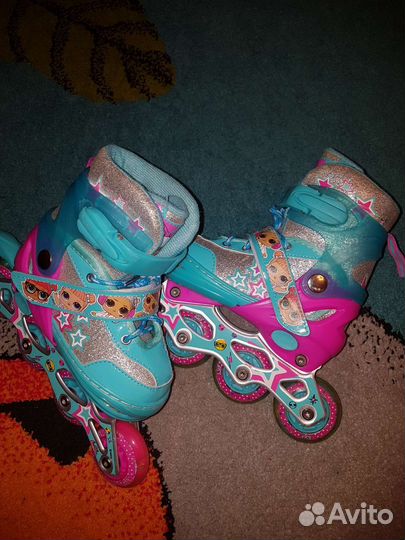 Коньки роликовые р 27-30