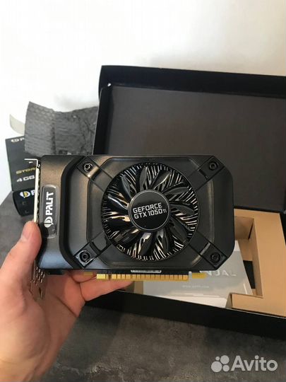 Видеокарта Palit GeForce GTX 1050 Ti StormX 4GB