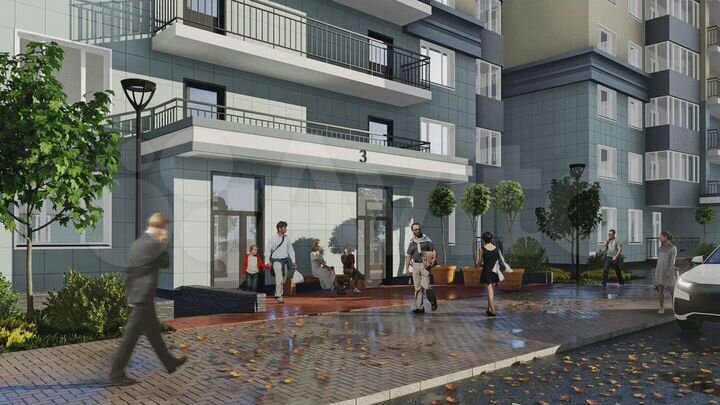 2-к. квартира, 67,3 м², 11/25 эт.