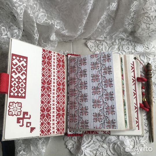 Блокнот ручной работы из антикварных материалов