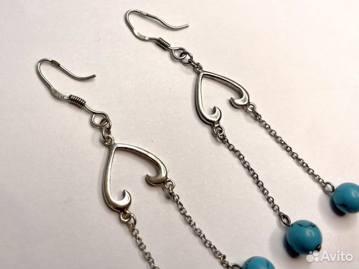 Серебряные серьги