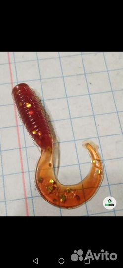 Силиконовые приманки Relax Twister 1. (4cm 0.7g)