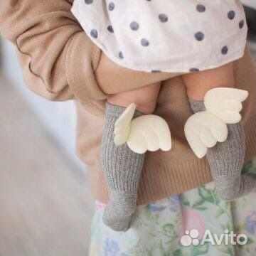 Гольфы с крылышками 1-3 года (новые)