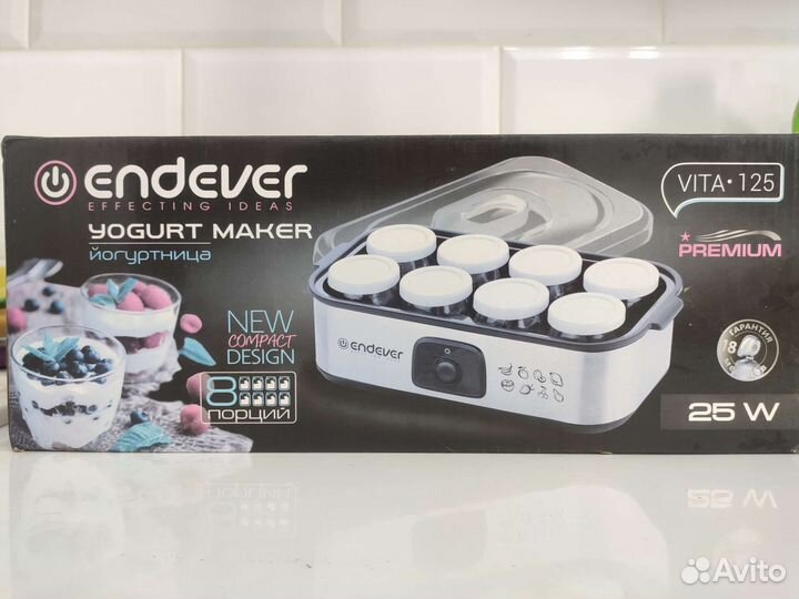 Йогуртница Endever Vita-125 новая
