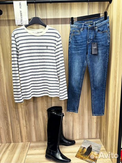 Лонгслив saint laurent женский