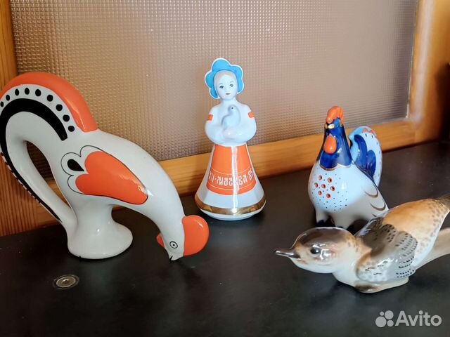 Фарфоровые статуэтки СССР лфз дулево гжель