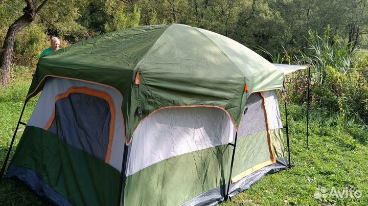 Палатка туристическая 4 местная с тамбуром