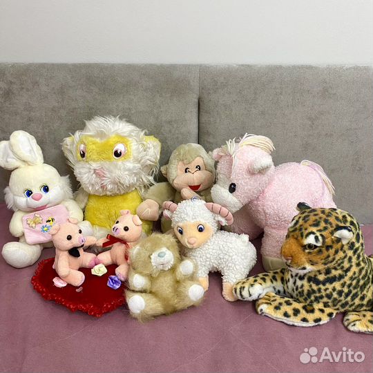 Мягкие игрушки пакетом 600