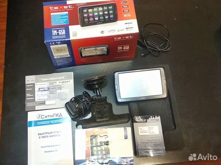 Навигатор Texet TM-650