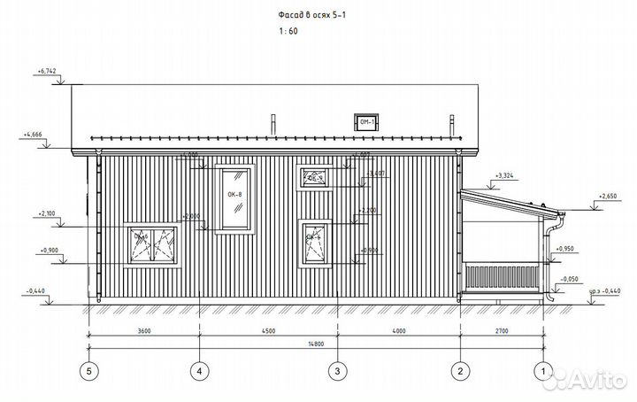 Готовый проект каркасного дома