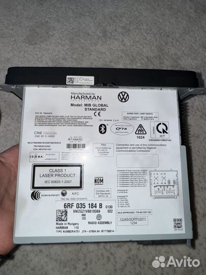 Мультимедиа vw polo