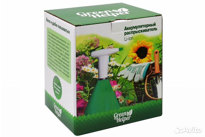 Электрический опрыскиватель 1 л Green Helper