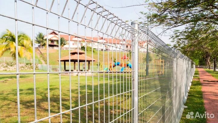 Забор из 3D сетки за 1 день качественно