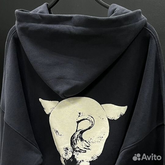 Толстовка зип худи erd оверсайз кроп топ