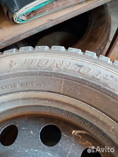 Комплект зимних колёс Dunlop R15 4*100