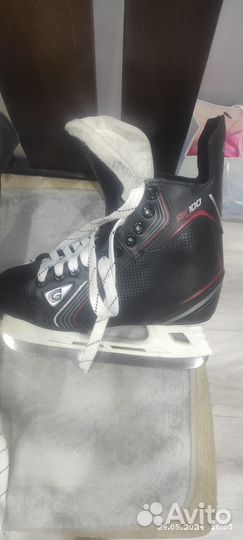 Коньки хоккейные graf 36 размер