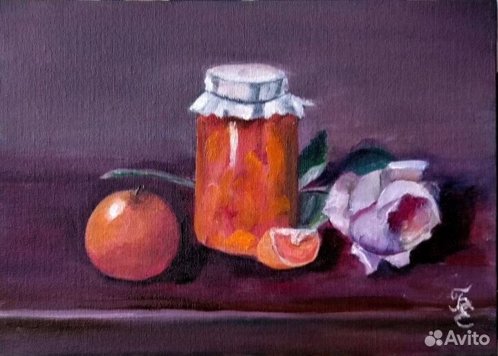 Картина маслом. Натюрморт