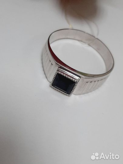 Серебряная печатка проба 925 Арт.007374650124