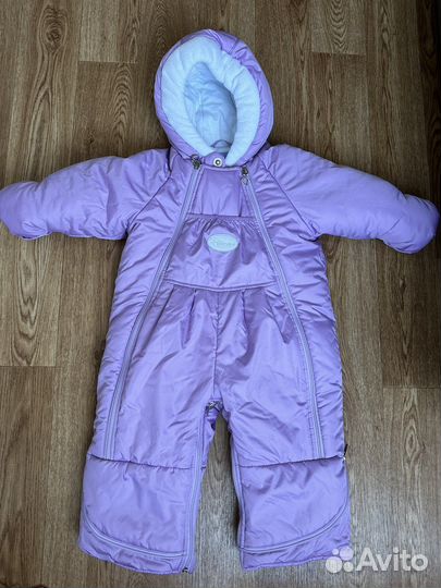 Комбинезон демисезонный на девочку 6 мес, 68 р-р
