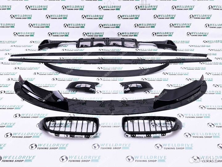 Обвес спойлер решетки крышки зеркал BMW 4 F32