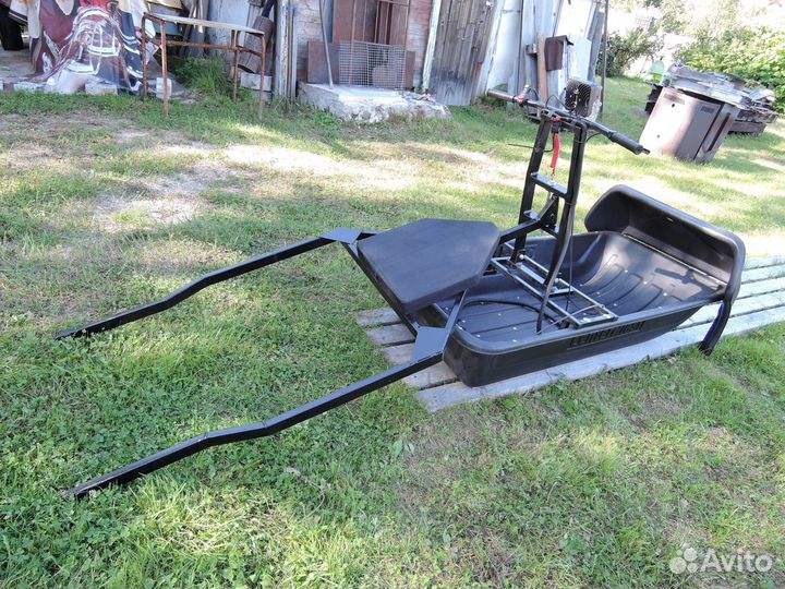 Мотособака мотобуксировщик Мужик 15л с + Толкач