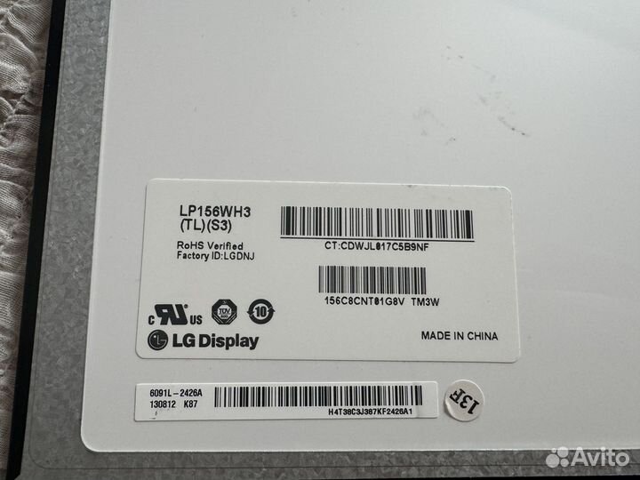 Матрица 15,6 slim 40pin