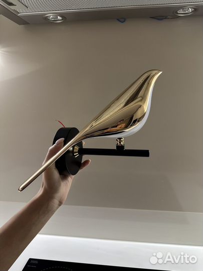 Светильник бра птичка