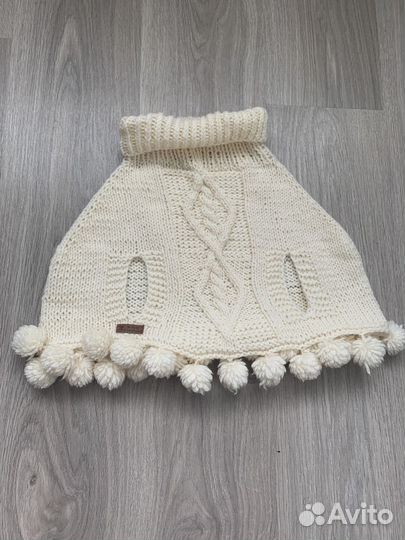 Кофта -панчо для девочки ручная работа