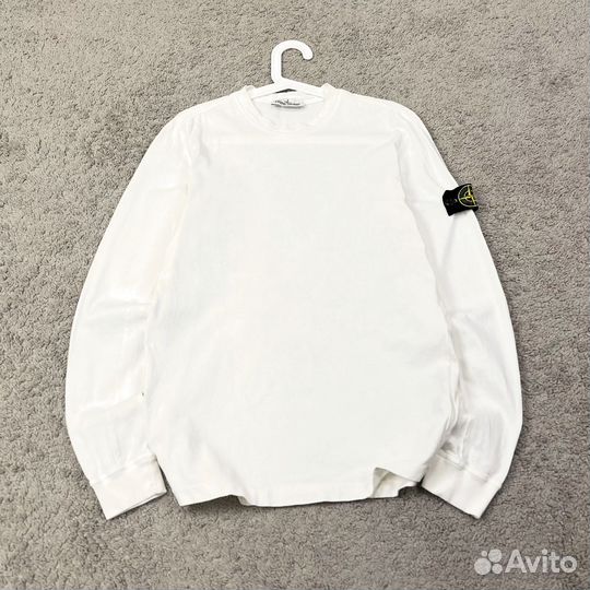 Stone island свитшот белый